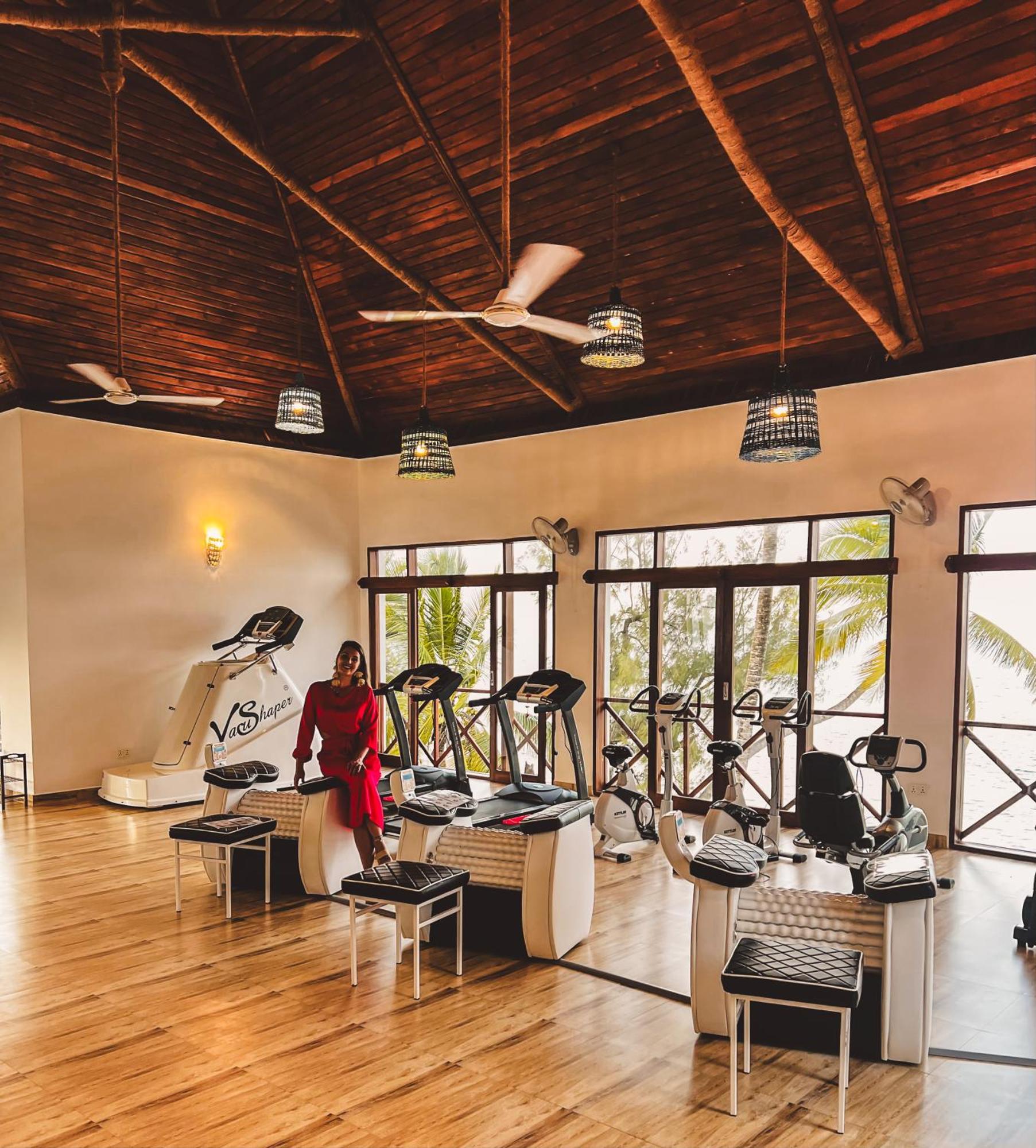 Zanzibella Hotel & Spa Kiwengwa  Exterior foto The gym at the resort